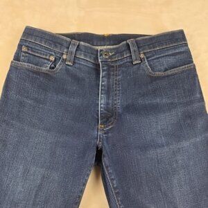 L.L.Bean Standard Fit Jeans Men’s 34x29 Blue Stretch Denim